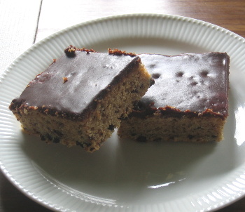 Banankake med sjokolade