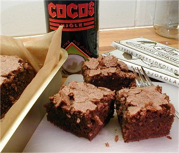 Kokos-brownies